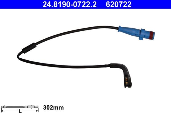 ATE 24.8190-0722.2 - Warning Contact, brake pad wear car-mod.net
