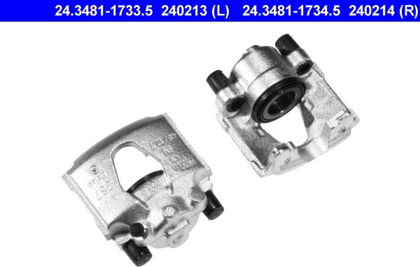 ATE 24.3481-1733.5 - Brake Caliper car-mod.net