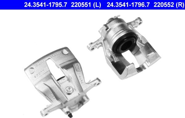 ATE 24.3541-1795.7 - Brake Caliper car-mod.net