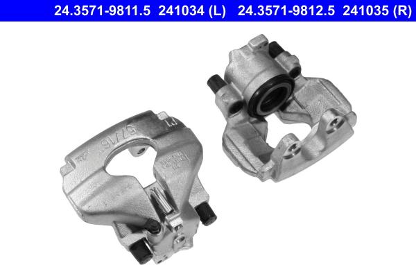 ATE 24.3571-9812.5 - Brake Caliper car-mod.net