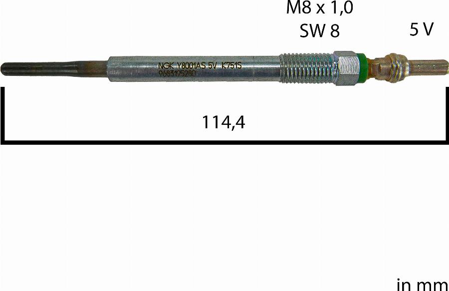 ATMMotoren 10000353 - Glow Plug car-mod.net