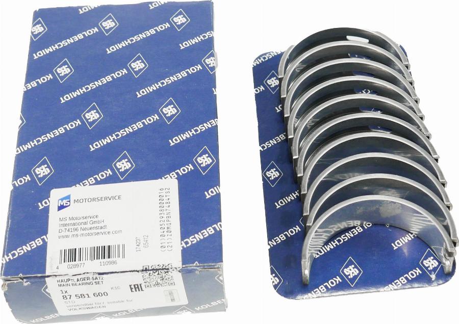 ATMMotoren 10016574 - Crankshaft Bearing Set car-mod.net