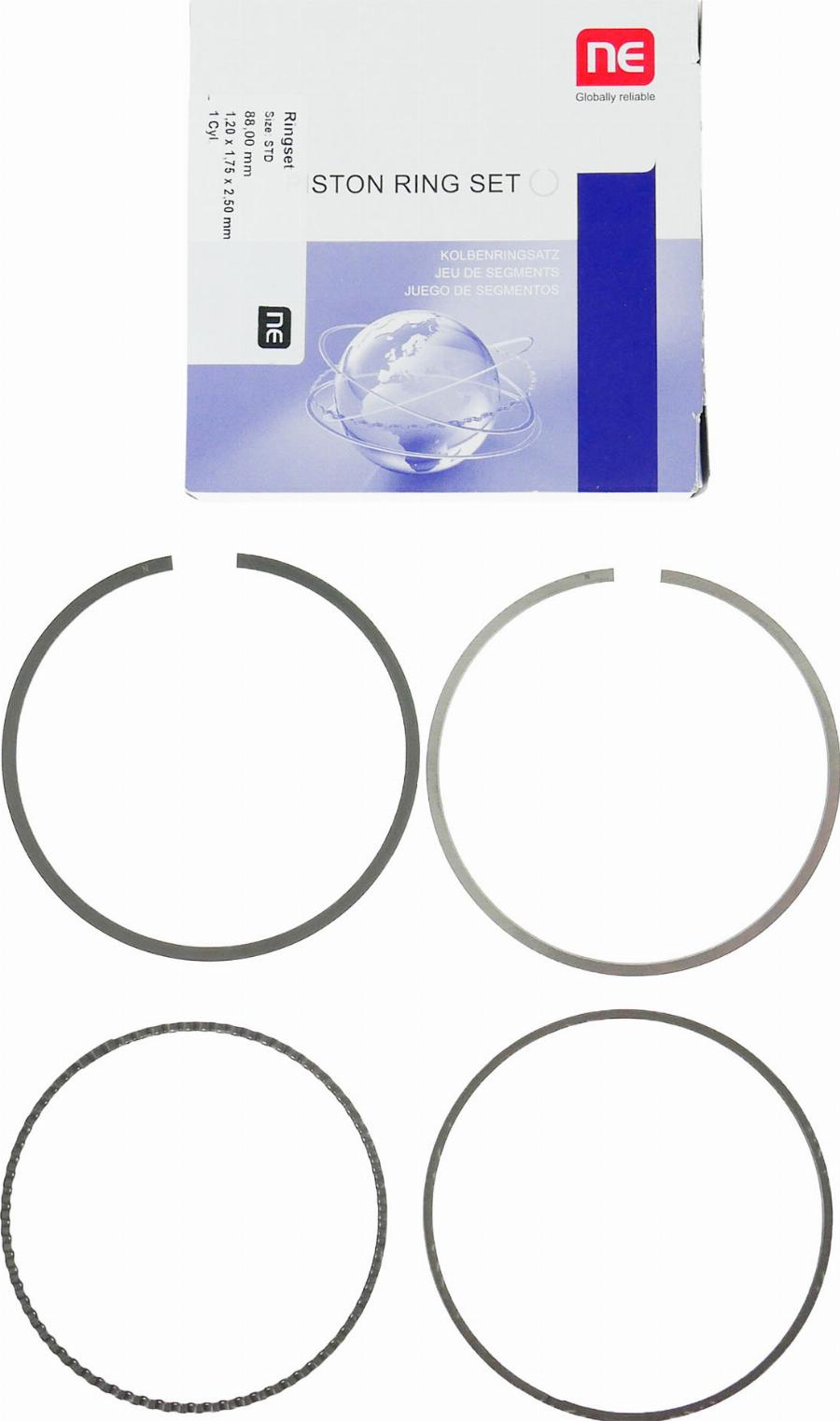 ATMMotoren 10018720 - Piston Ring car-mod.net