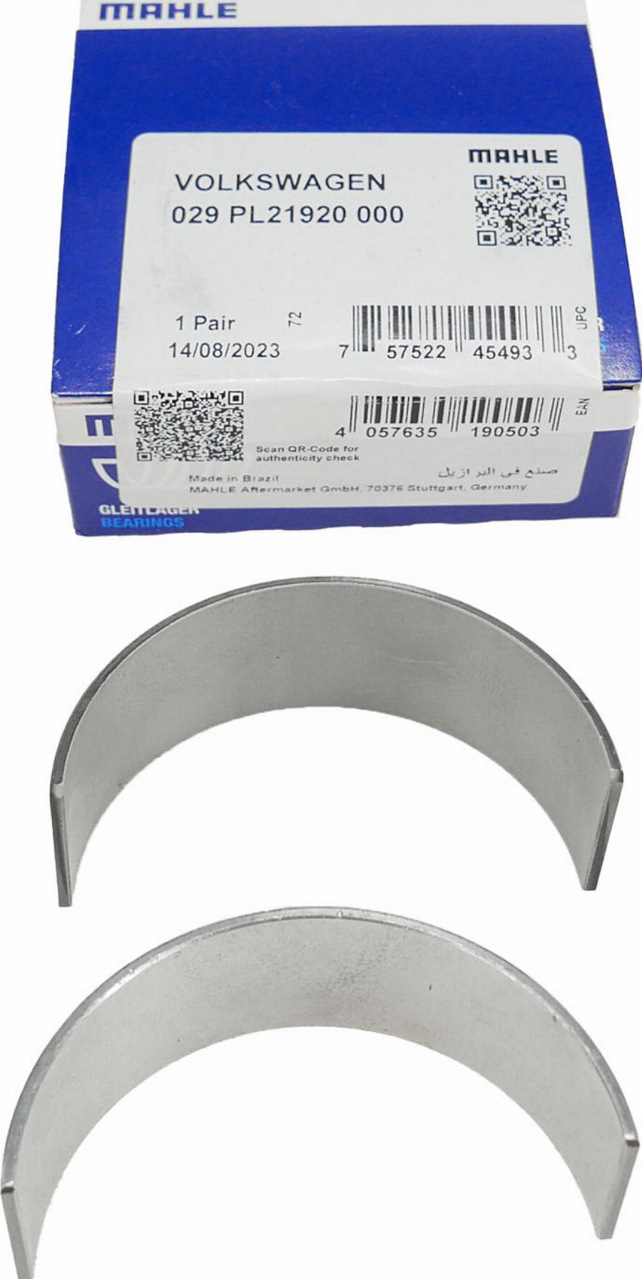 ATMMotoren 10030055 - Crankshaft Bearing Set car-mod.net