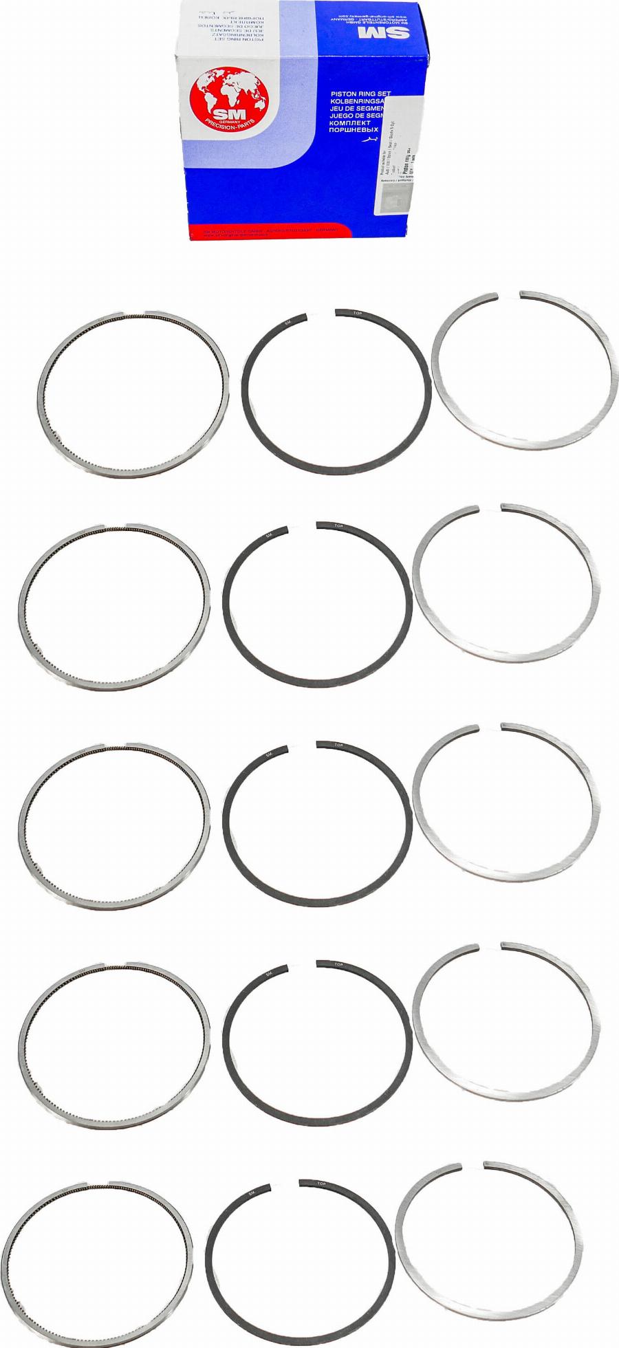 ATMMotoren 10025357 - Piston Ring car-mod.net