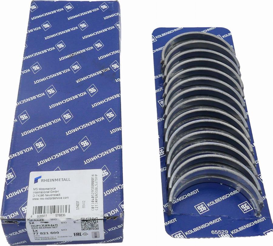 ATMMotoren 10021117 - Crankshaft Bearing Set car-mod.net