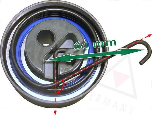 Autex 641877 - Tensioner Pulley, timing belt car-mod.net