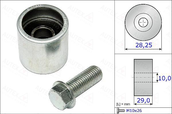 Autex 654937 - Deflection / Guide Pulley, timing belt car-mod.net