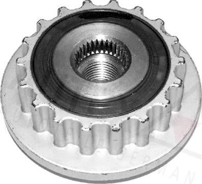Autex 654083 - Pulley, alternator, freewheel clutch car-mod.net
