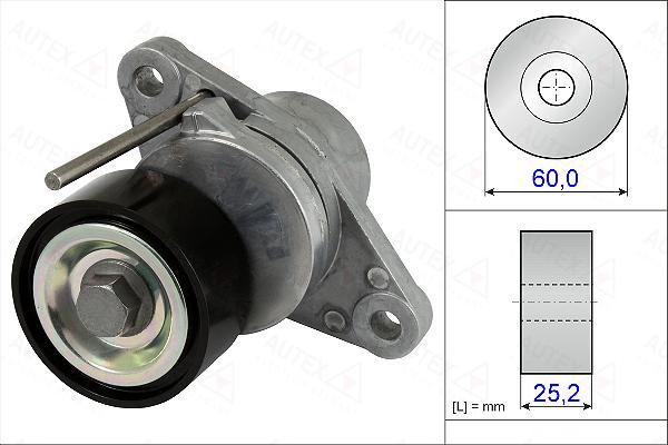 Autex 654896 - Belt Tensioner, v-ribbed belt car-mod.net