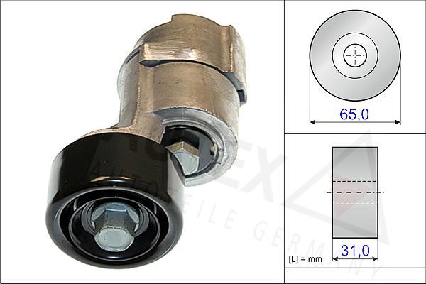 Autex 654843 - Belt Tensioner, v-ribbed belt car-mod.net