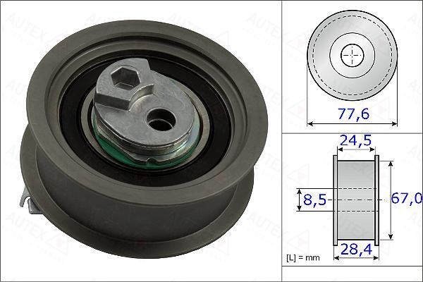 Autex 654865 - Tensioner Pulley, timing belt car-mod.net