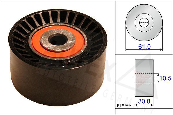 Autex 654832 - Deflection / Guide Pulley, timing belt car-mod.net
