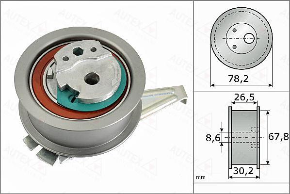 Autex 655076 - Tensioner Pulley, timing belt car-mod.net