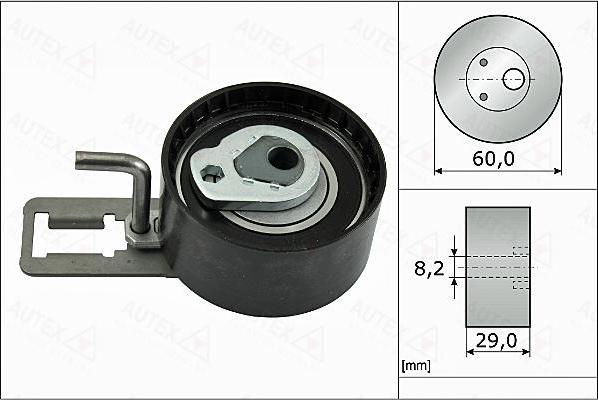Autex 655150 - Tensioner Pulley, timing belt car-mod.net