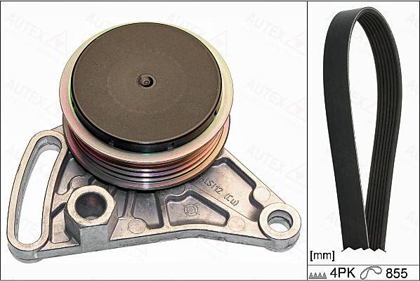 Autex 702903 - V-Ribbed Belt Set car-mod.net