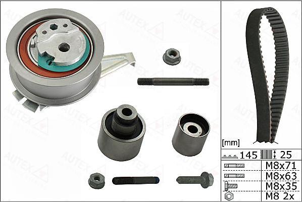 Autex 702845 - Timing Belt Set car-mod.net