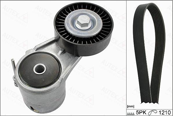 Autex 702810 - V-Ribbed Belt Set car-mod.net