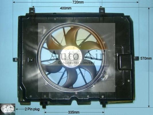 Auto Air Gloucester 05-1158 - Electric Motor, radiator fan car-mod.net