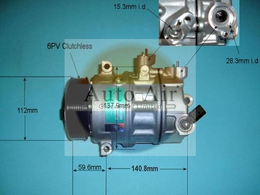 Auto Air Gloucester 14-9698 - Compressor, air conditioning car-mod.net