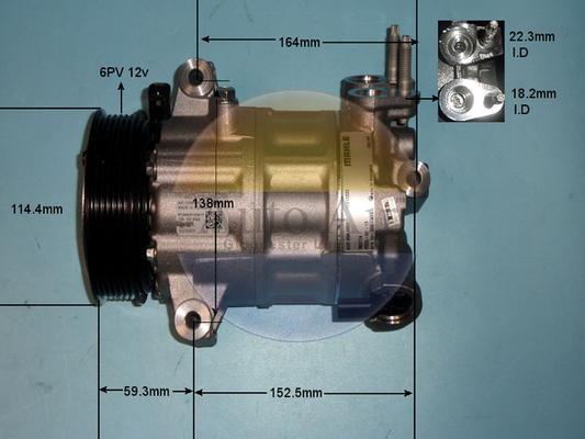 Auto Air Gloucester 14-0824 - Compressor, air conditioning car-mod.net