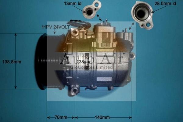 Auto Air Gloucester 14-0311 - Compressor, air conditioning car-mod.net