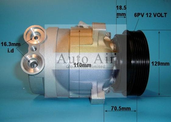 Auto Air Gloucester 14-0223 - Compressor, air conditioning car-mod.net