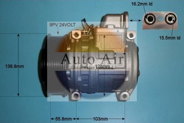 Auto Air Gloucester 14-0270 - Compressor, air conditioning car-mod.net