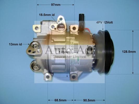 Auto Air Gloucester 14-1457 - Compressor, air conditioning car-mod.net