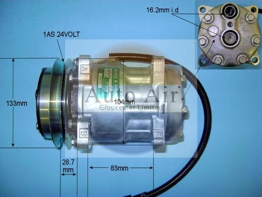 Auto Air Gloucester 14-8182 - Compressor, air conditioning car-mod.net