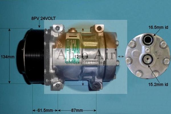 Auto Air Gloucester 14-8121 - Compressor, air conditioning car-mod.net