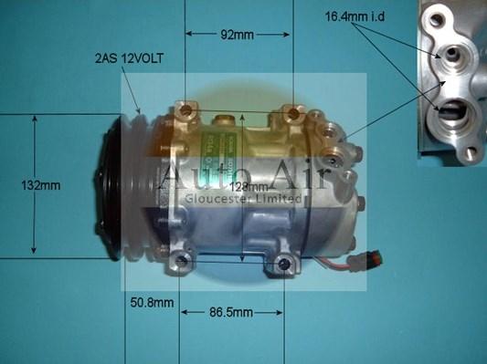 Auto Air Gloucester 14-7981 - Compressor, air conditioning car-mod.net