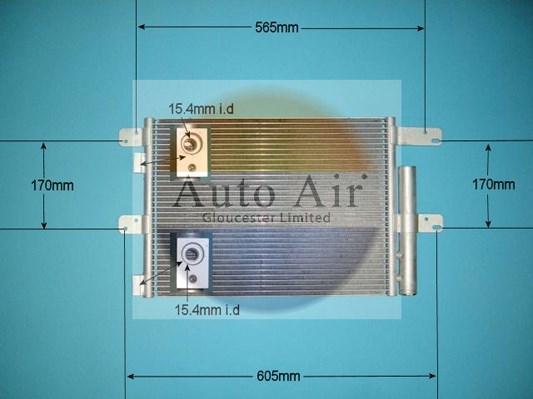 Auto Air Gloucester 16-9005 - Condenser, air conditioning car-mod.net