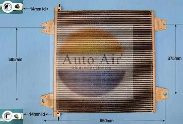 Auto Air Gloucester 16-9797 - Condenser, air conditioning car-mod.net