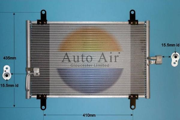 Auto Air Gloucester 16-9781 - Condenser, air conditioning car-mod.net