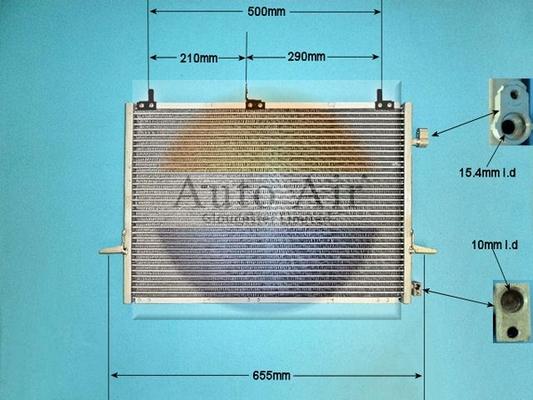 Auto Air Gloucester 16-6509 - Condenser, air conditioning car-mod.net