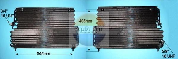 Auto Air Gloucester 16-6534 - Condenser, air conditioning car-mod.net