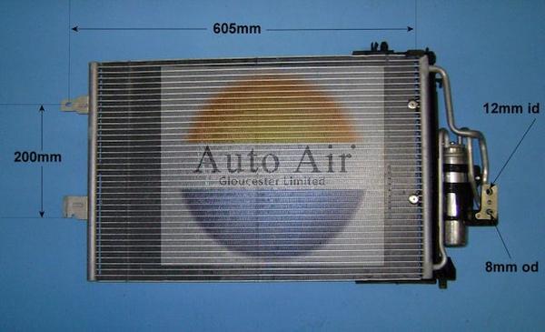 Auto Air Gloucester 16-6218 - Condenser, air conditioning car-mod.net