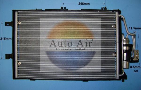 Auto Air Gloucester 16-6212 - Condenser, air conditioning car-mod.net