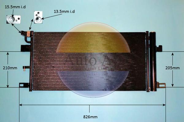 Auto Air Gloucester 16-0053 - Condenser, air conditioning car-mod.net