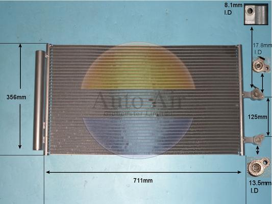 Auto Air Gloucester 160085 - Condenser, air conditioning car-mod.net