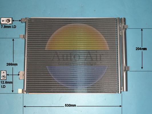 Auto Air Gloucester 16-0023 - Condenser, air conditioning car-mod.net