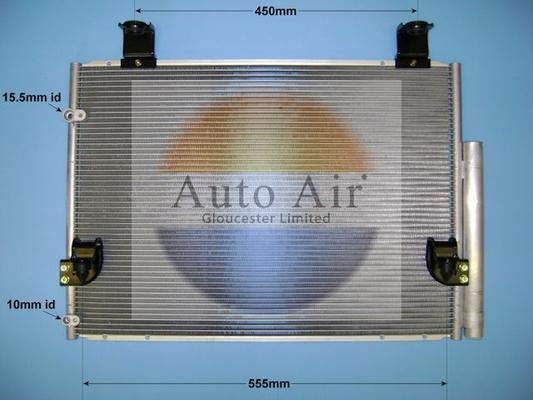 Auto Air Gloucester 16-1357 - Condenser, air conditioning car-mod.net