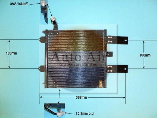 Auto Air Gloucester 16-1300 - Condenser, air conditioning car-mod.net