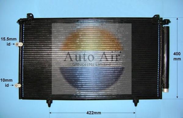 Auto Air Gloucester 16-1315 - Condenser, air conditioning car-mod.net
