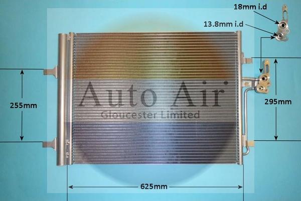 Auto Air Gloucester 16-1337 - Condenser, air conditioning car-mod.net