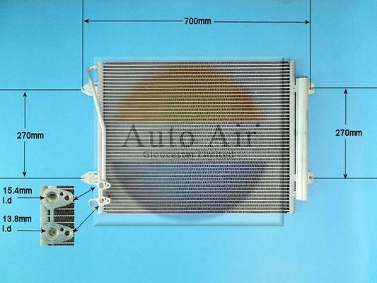Auto Air Gloucester 16-1322 - Condenser, air conditioning car-mod.net