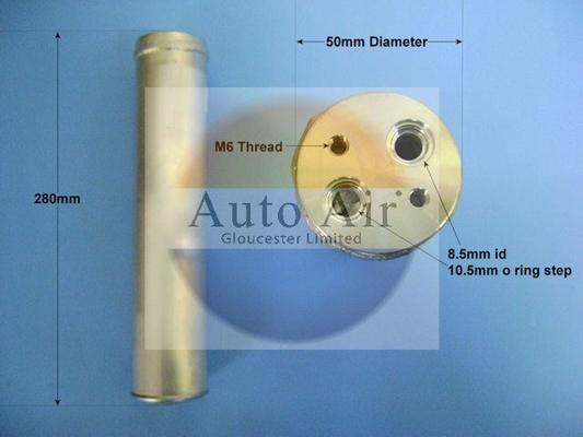 Auto Air Gloucester 31-0525 - Dryer, air conditioning car-mod.net