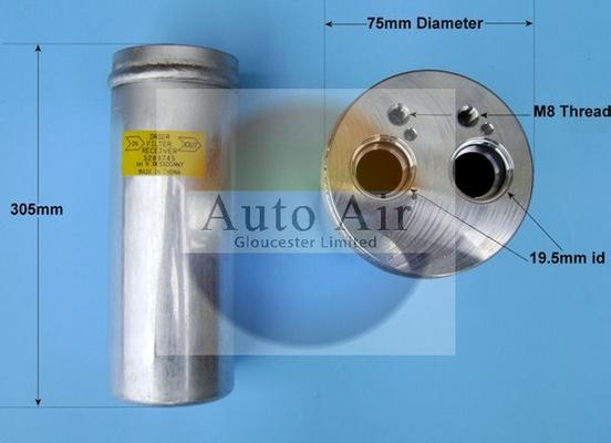 Auto Air Gloucester 31-0036 - Dryer, air conditioning car-mod.net