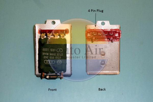 Auto Air Gloucester 20-0067 - Pre-resistor, blower car-mod.net